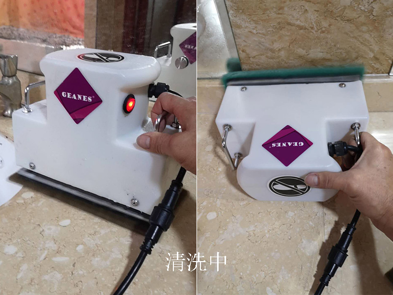 广州某酒店客房大理石洗手台清洁